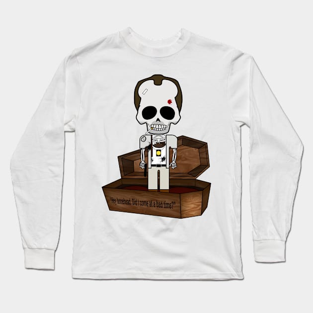 "Bone Idols" Casket No.6 - Died Hard 3 - Died Hard with a Vengeance Long Sleeve T-Shirt by TwistedKoala